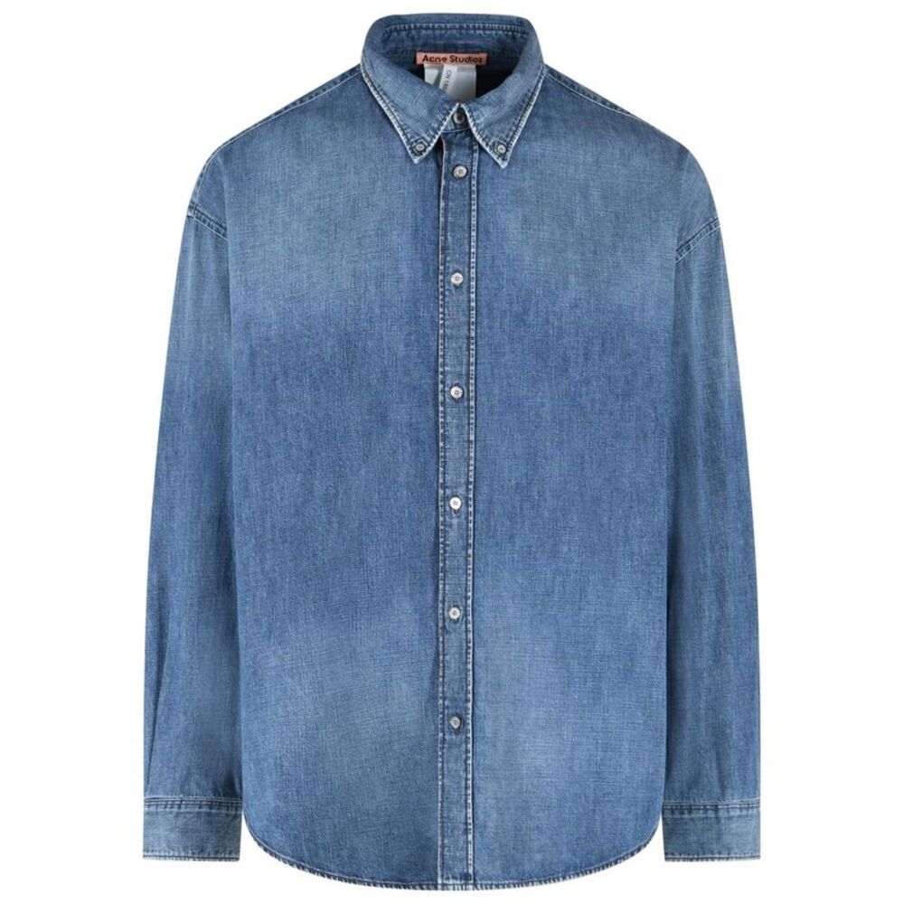 Acne Studios Medium Blue Organic Cotton Shirt Men